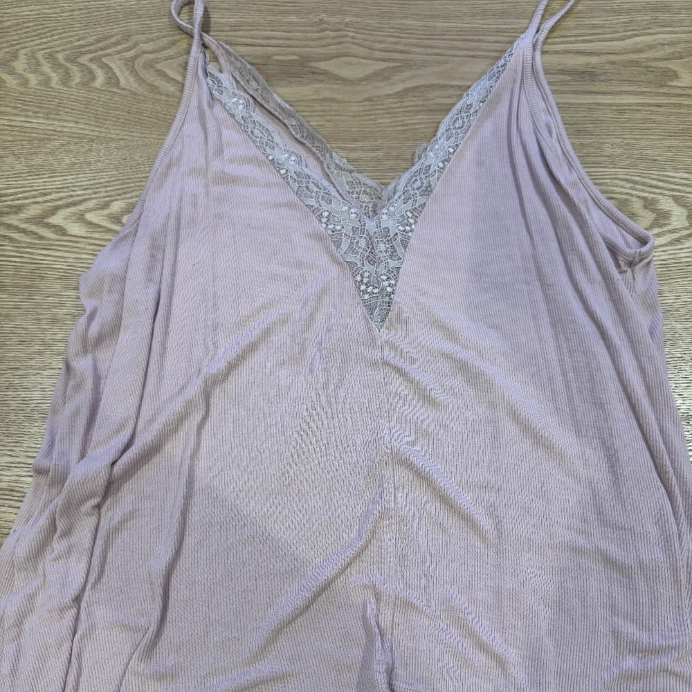 Light Pink Flowy Tank Top